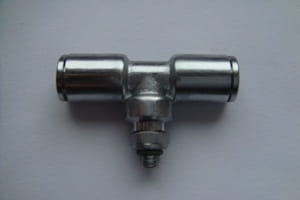 Złącze T obrotowe GZ M5 D=6mm (mosiądz-niklowany) Festo