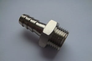 Tuleja  gwintowana GZ 3/8" do węża 10mm