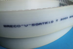 Pas zębaty łączony 50 ATK10 3000 "V" + nakładka AVAFC 2mm Breco