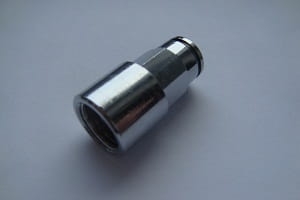 Złącze proste GW R1/4" D=8mm (mosiądz-niklowany) Festo