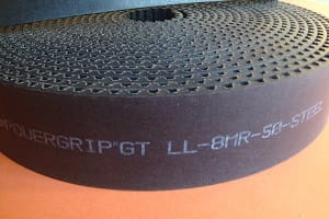 Pas zębaty LL-8MR-50mm L=2000 STEEL w metrażu  PowerGrip GT Gates