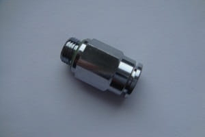 Złącze proste GZ R1/8" D=8mm (mosiądz-niklowany)  Festo