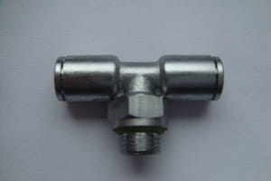 Złącze T obrotowe GZ R1/8" D=6mm (mosiądz-niklowany) Festo