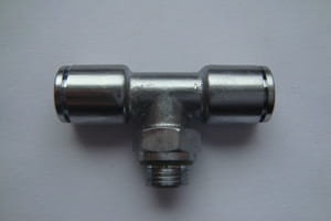 Złącze T obrotowe GZ R1/8" D=8mm (mosiądz-niklowany) Festo