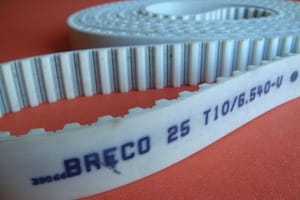 Pas zębaty łączony 25 T10-6540  "V" Breco