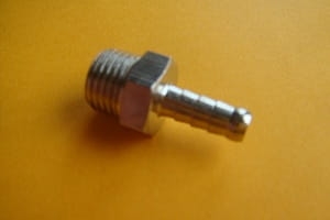 Tuleja gwintowana GZ 1/4" do węża 6mm 