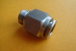 Złącze proste GZ 1/4" D=10mm (stal nierdzewna)